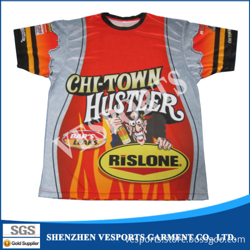 Custom Sublimation Short Sleeve Motorcycle Apparel